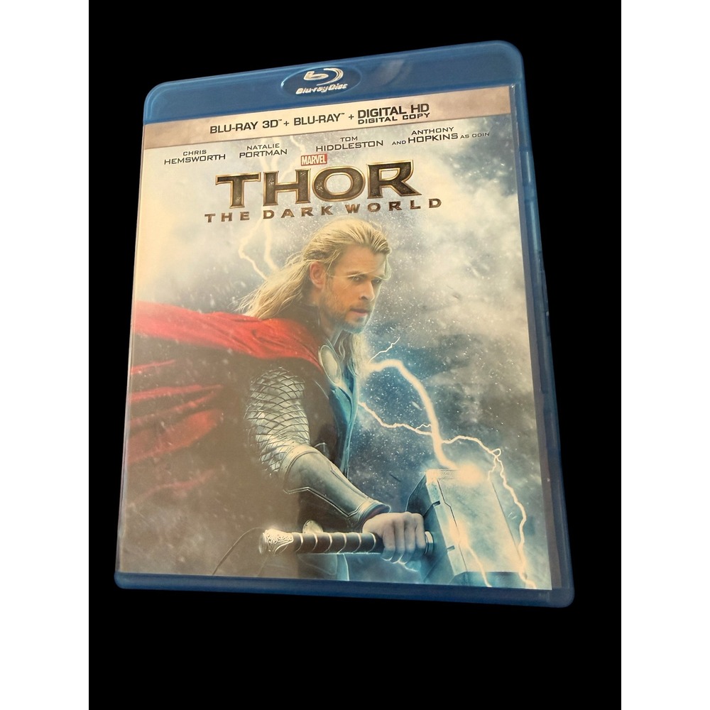 Thor The Dark World Blu-ray 3D + Blu-ray Marvel MCU Chris Hemsworth Hiddleston